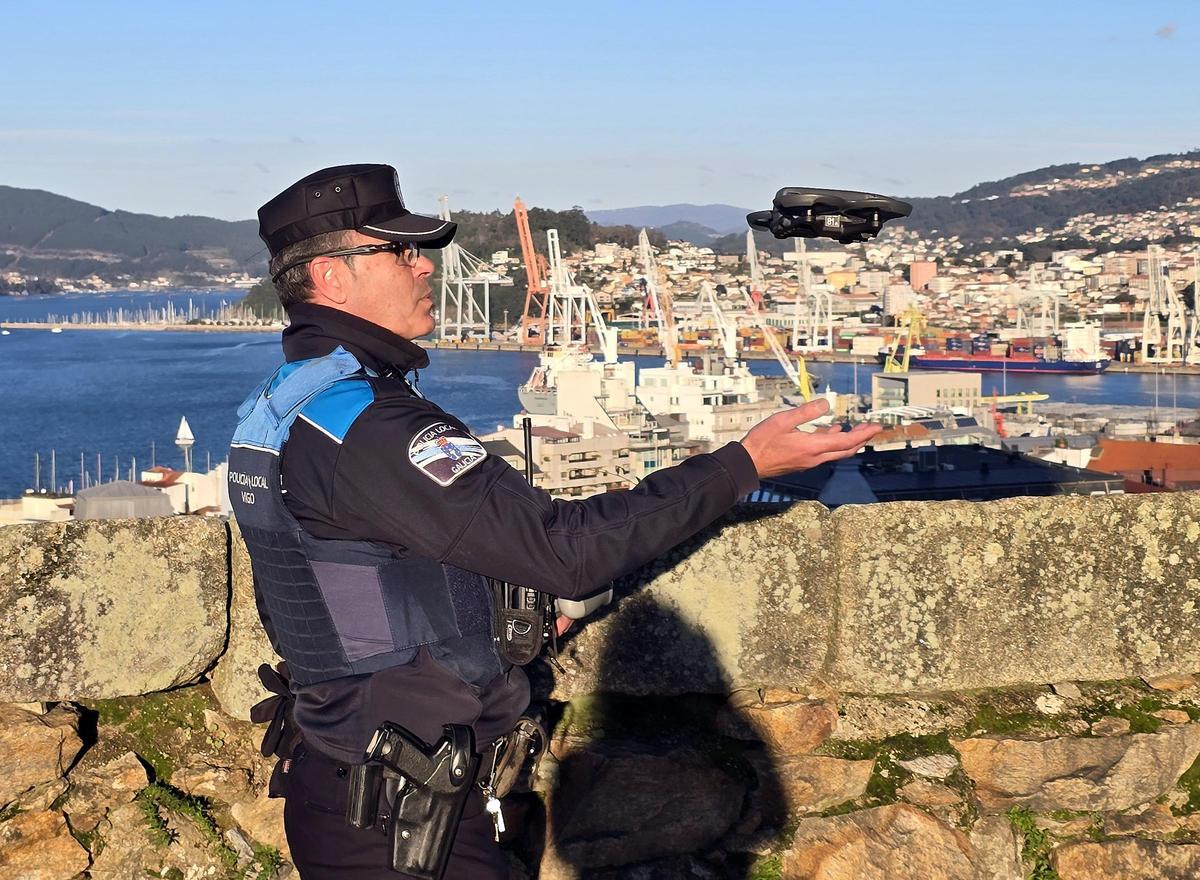 Los drones de la Policía Local de Vigo