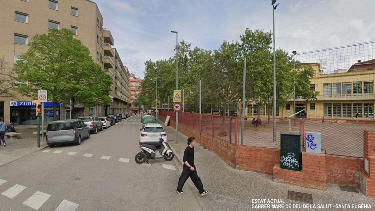 Una imatge de l’estat actual del carrer Mare de Déu de la Salut.