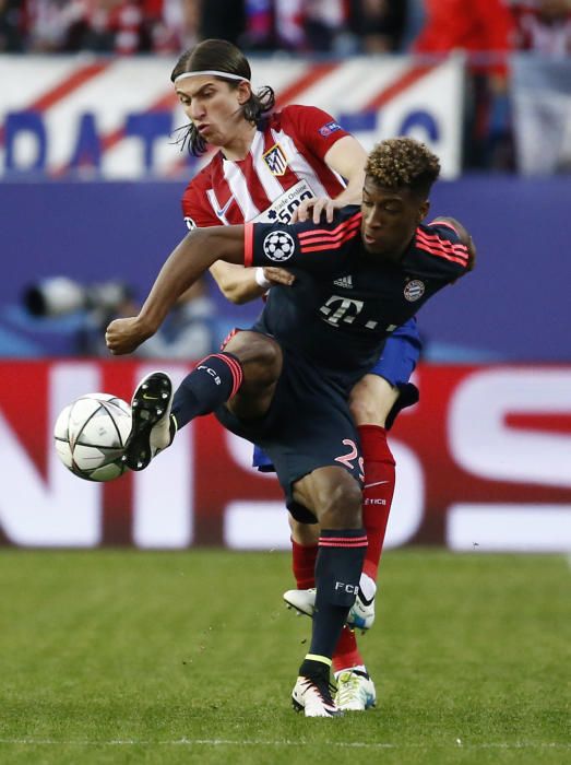 Imágenes del partido entre Atlético y Bayern.