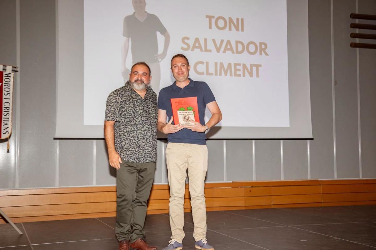 Toni Salvador Climent con Lluís Gregori.