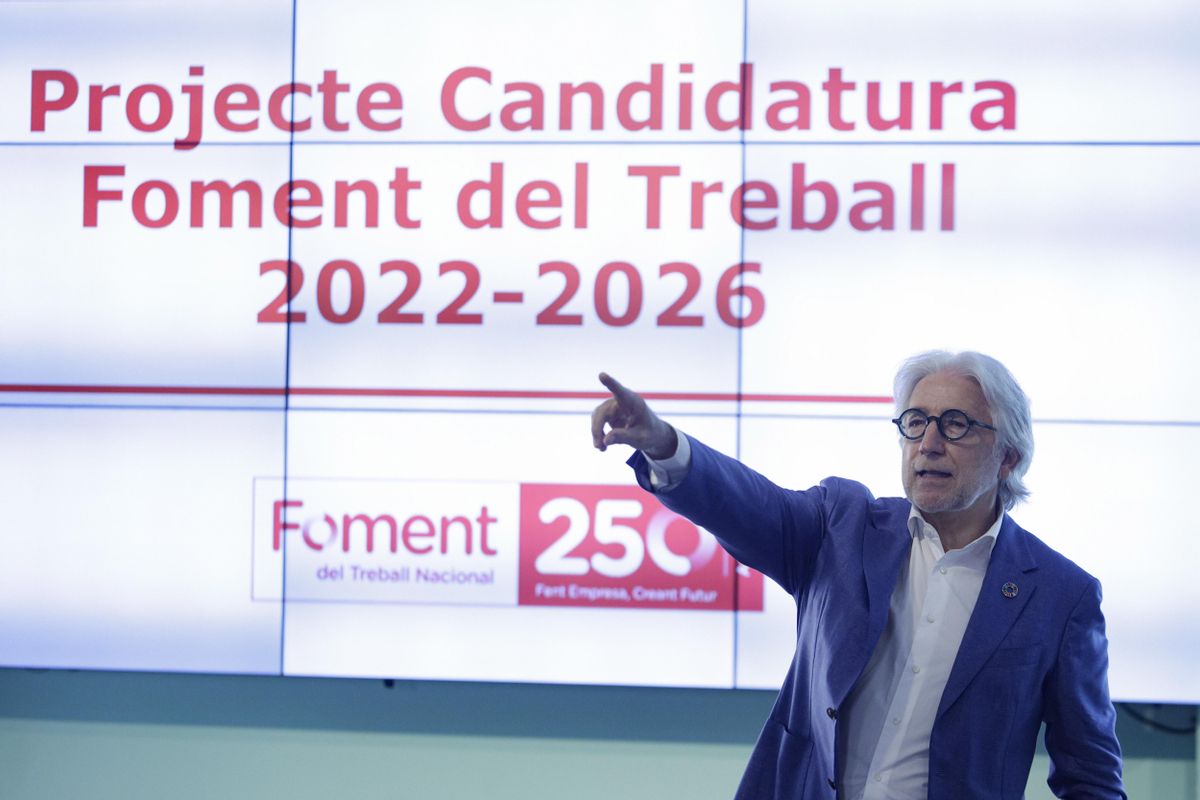 Sánchez Llibre és reelegit com a president de Foment davant la falta d’opositors Sánchez Llibre és reelegit com a president de Foment davant la falta d’opositors