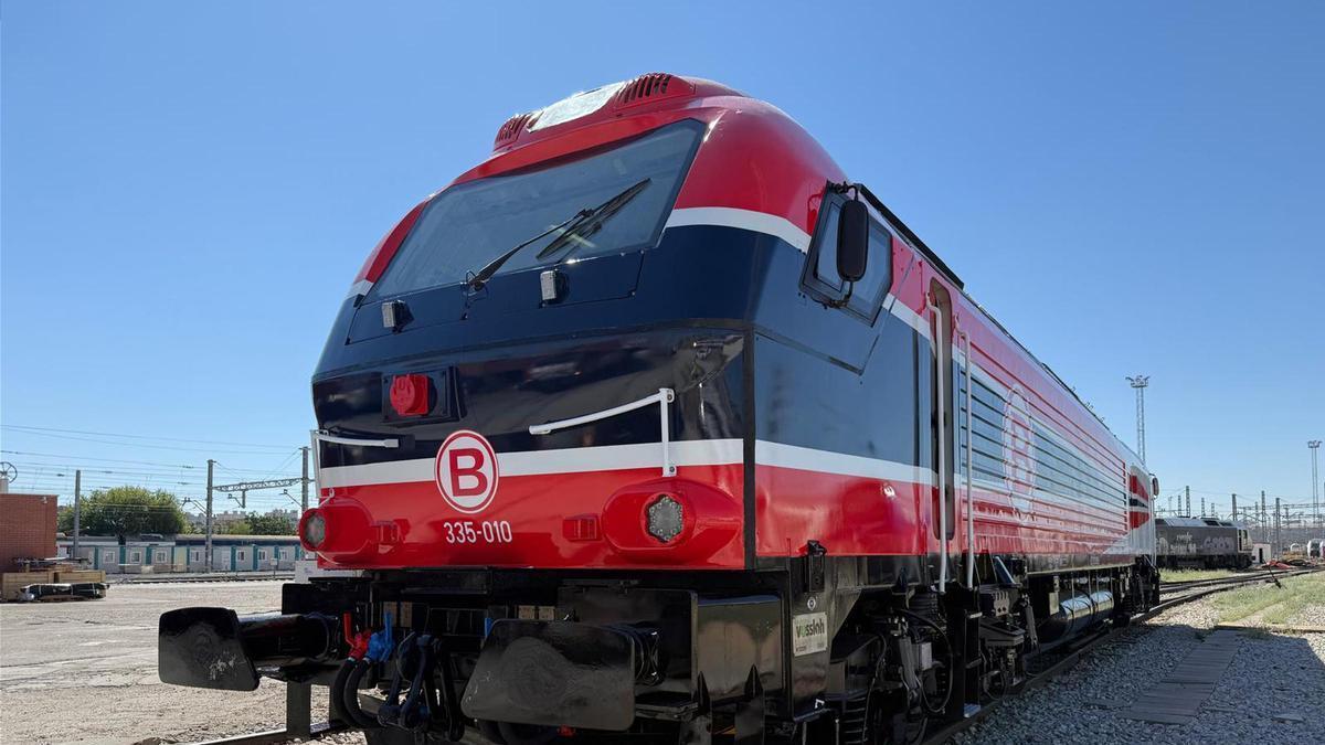 La nueva imagen de las locomotoras de Boluda