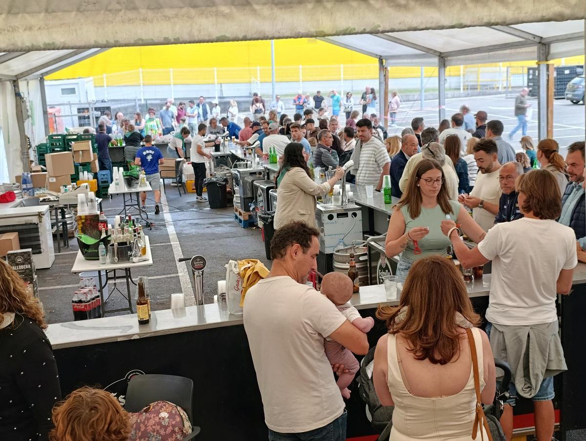 Ambiente en la fiesta de La Fresneda