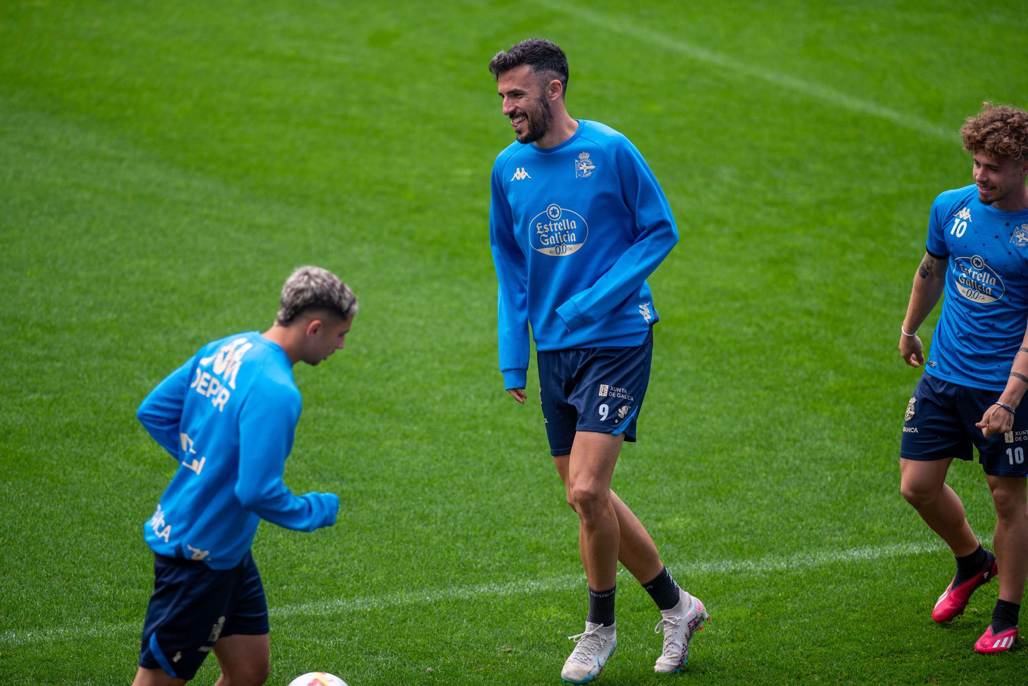 El Dépor prepara en Riazor el partido de Córdoba