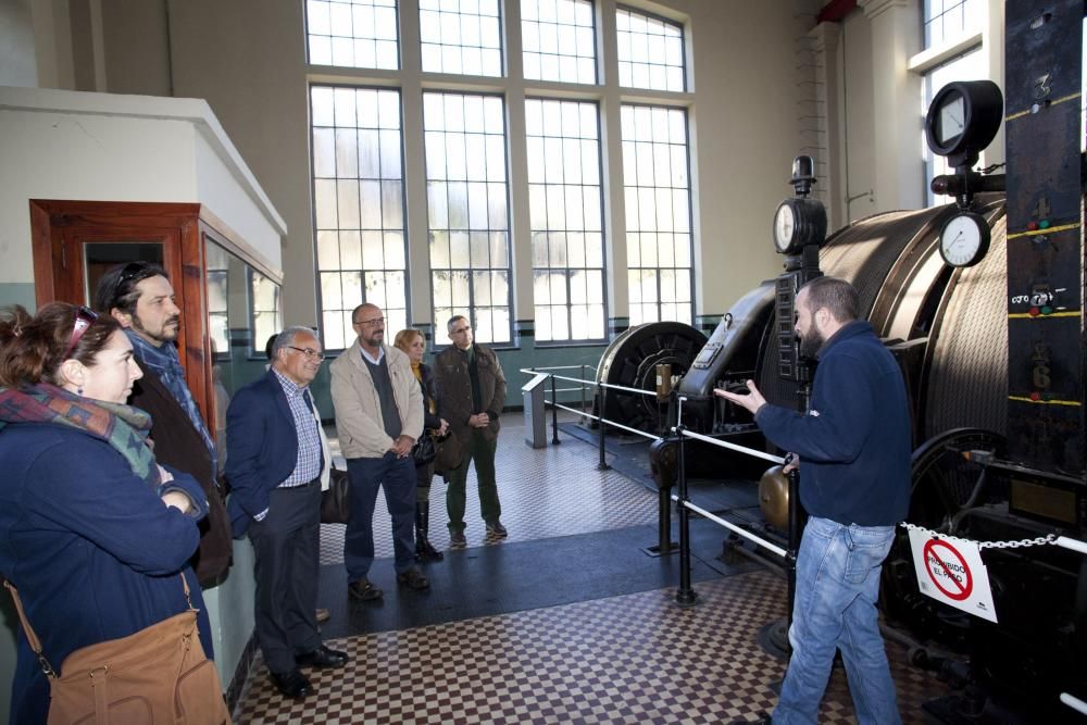 Visita a Langreo del alcalde de la localidad murciana de La Unión