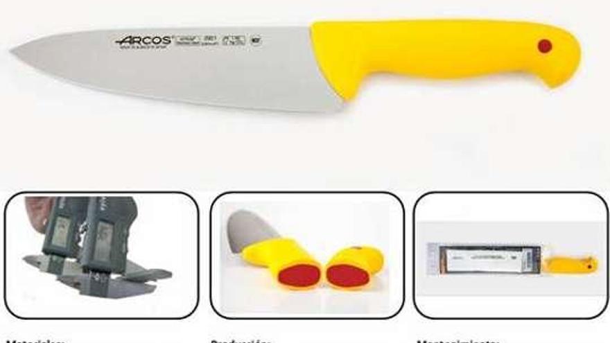 Investigadores gallegos, premiados por el diseño  de un cuchillo elaborado con material reciclado