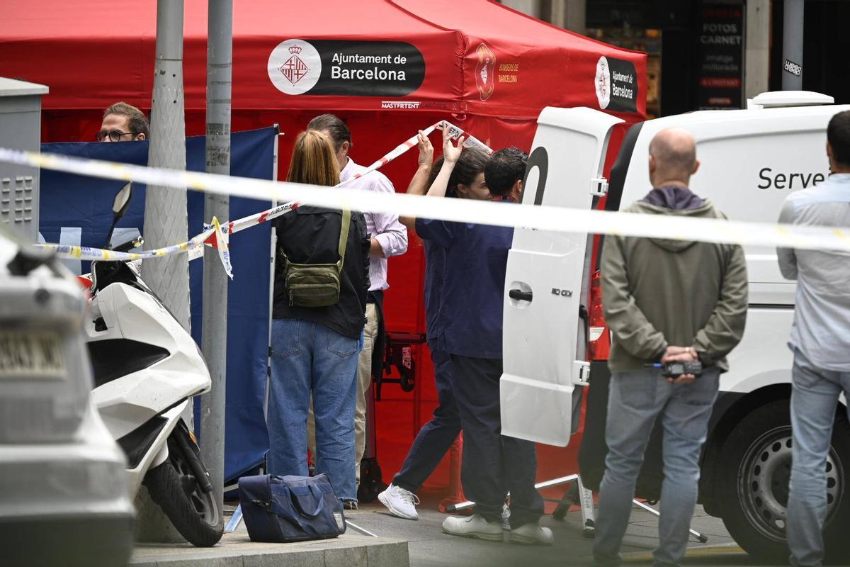 Muerto un hombre de un tiro en la cabeza en la calle de Balmes de Barcelona
