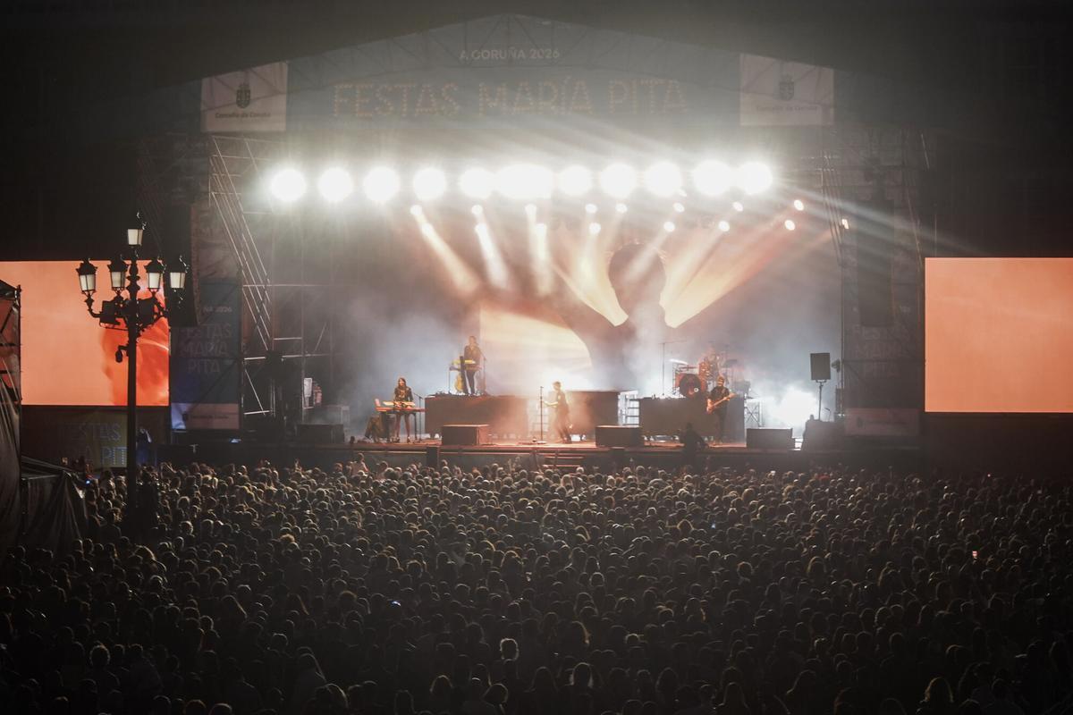 El grupo de indie barcelonés ha sido uno de los principales atractivos de la inauguración de esta 39 edición del festival coruñés.