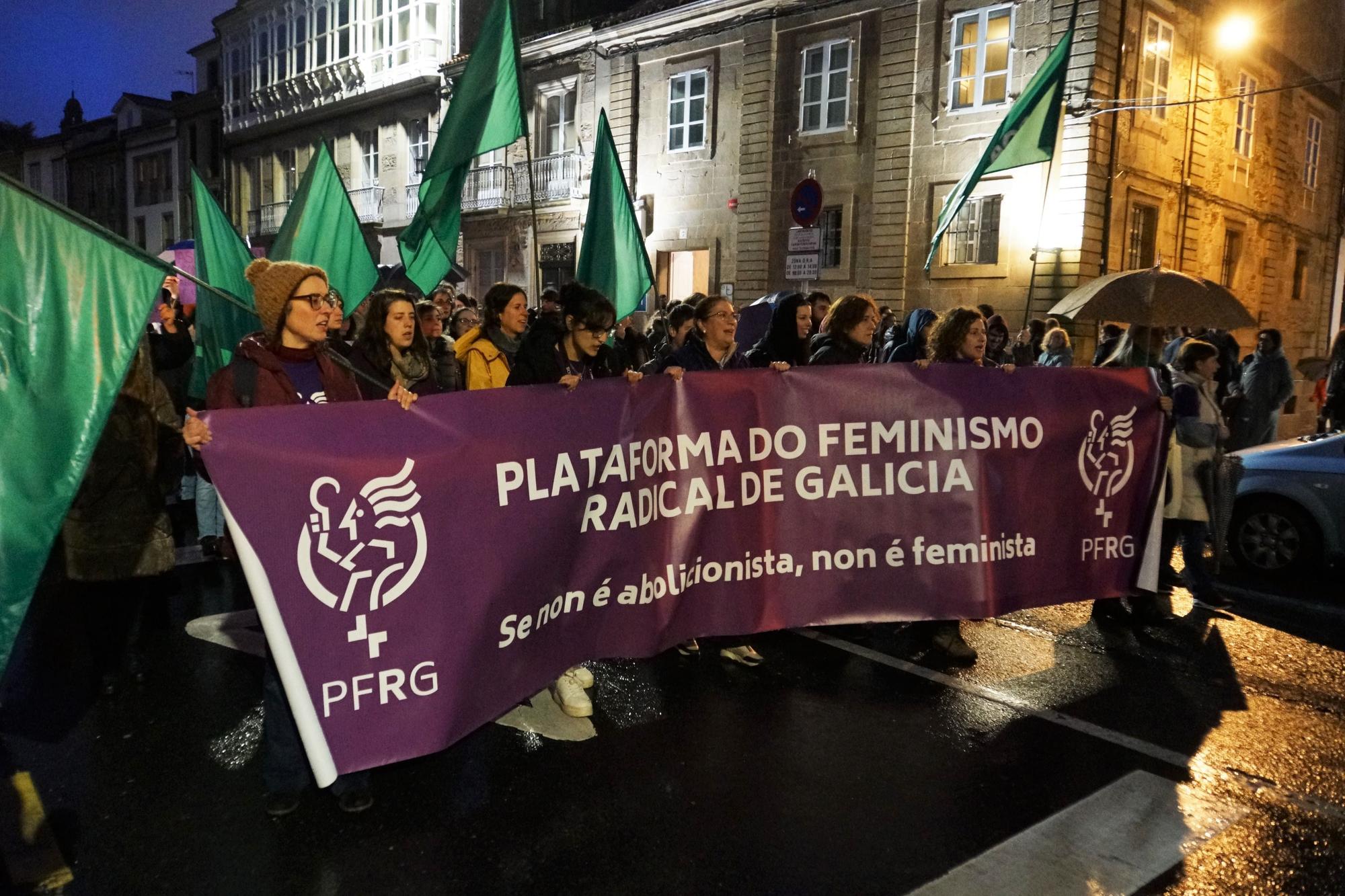 Manifestaciones 8M en Santiago de Compostela