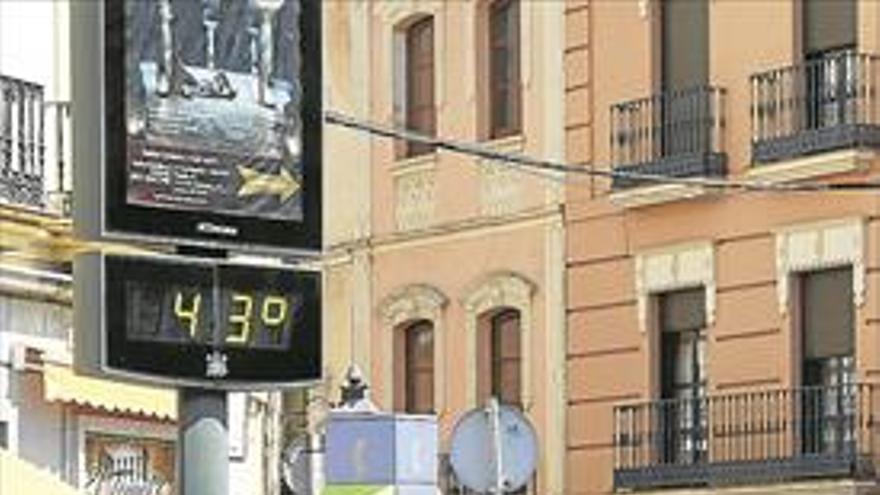 El calor intenso durará hasta el domingo con máximas de 40 a 42º