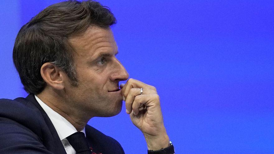 El presidente francés, Emmanuel Macron, en un evento en París a mediados de junio.