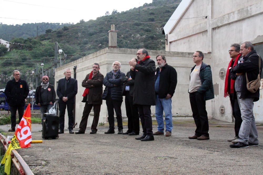 Protesta a Cervera de la Marenda