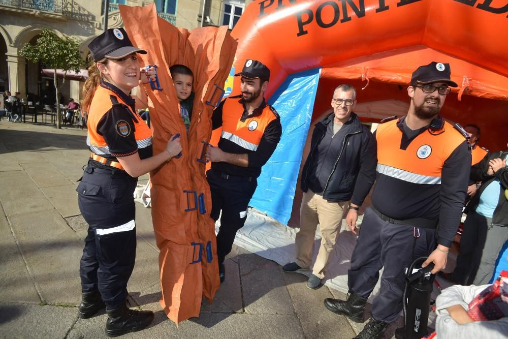 Jornada solidaria de Protección Civil de Pontevedr