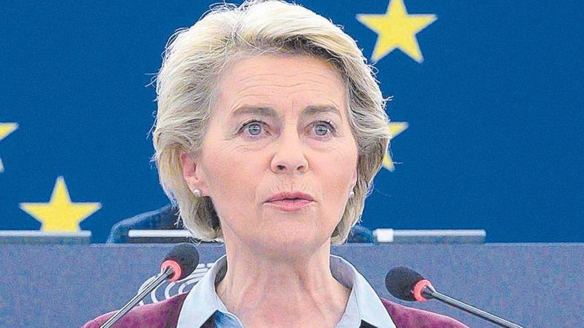 La presidenta de la Comisión Europea, Ursula von der Leyen.