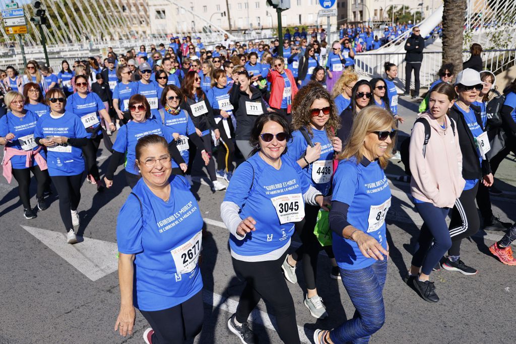 Imágenes del recorrido de la Carrera de la Mujer: avenida Pío Baroja y puente del Reina Sofía (I)