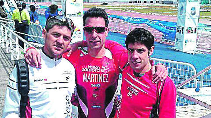 Alfonso Martínez, Andrés Barroso y Daniel García.