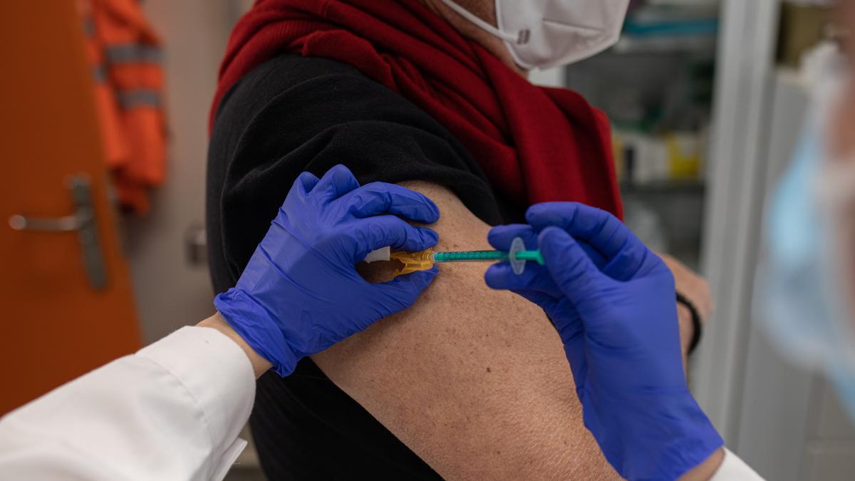 Vacunación en Zamora contra el coronavirus.