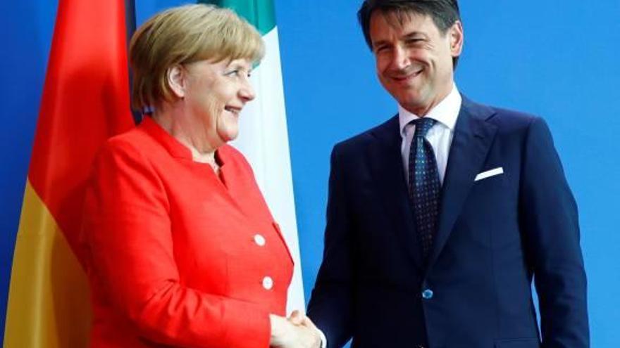 Merkel es va reunir amb Conte a Berlín