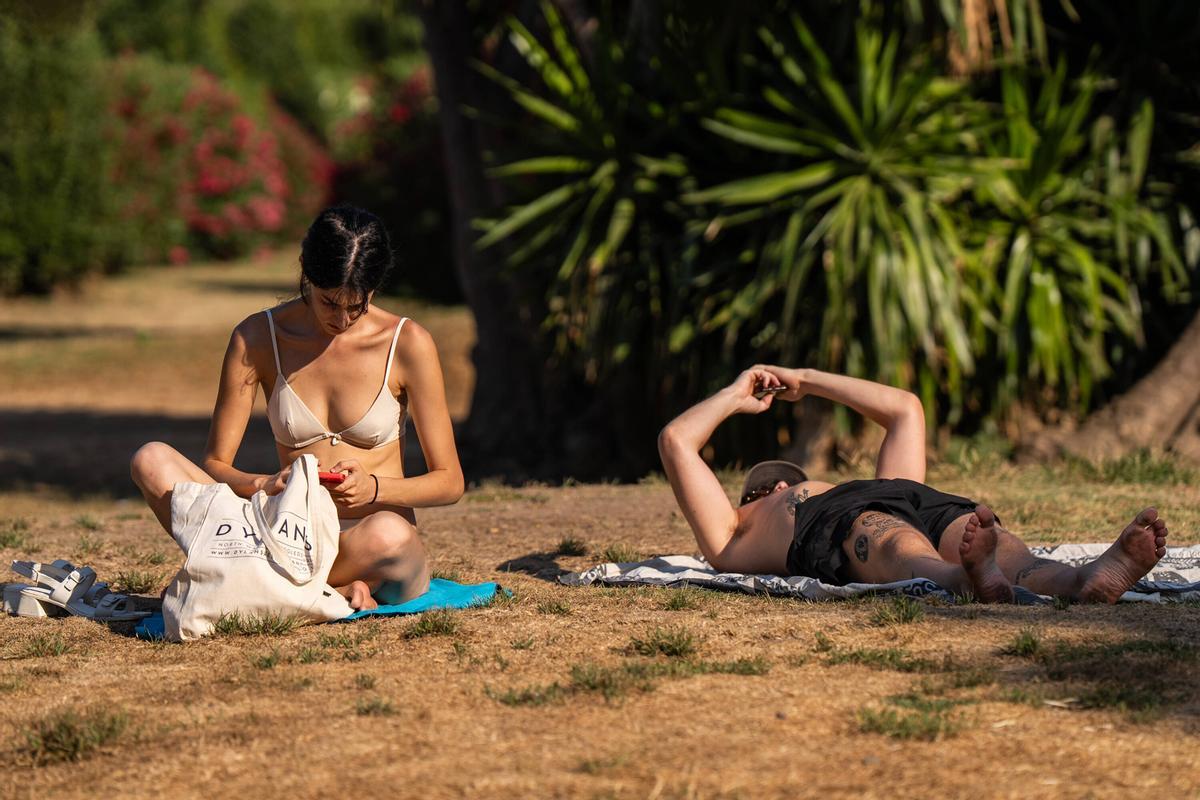 Récord de calor hoy en Barcelona.