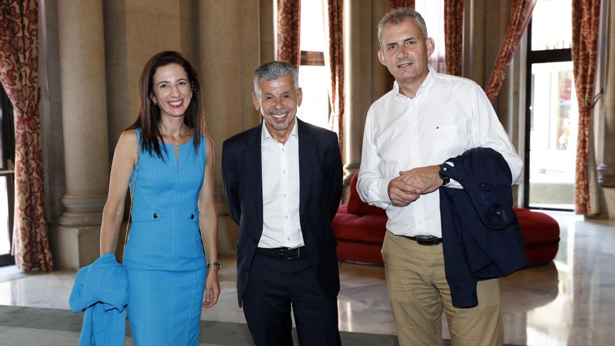 Inés González, Luis García y José Ángel Otero.