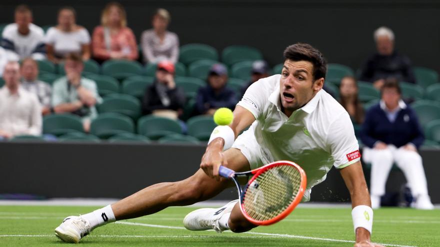 Bernabé Zapata, el gran perjudicado de las suspensiones de partidos en Wimbledon