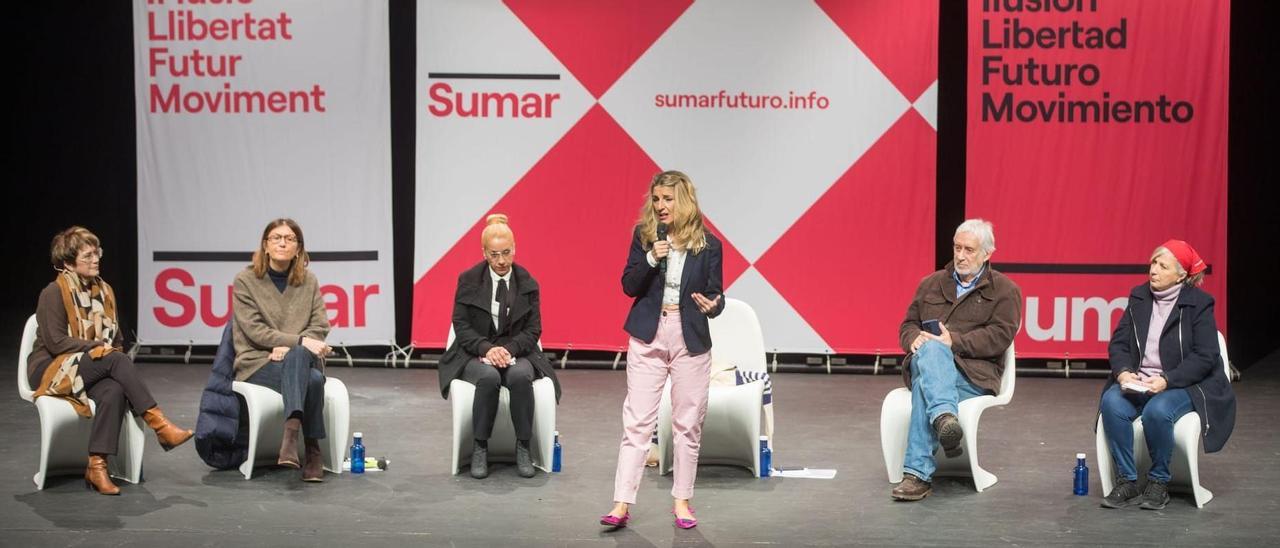 Yolanda Díaz presentó Sumar en Palma el pasado 27 de enero.
