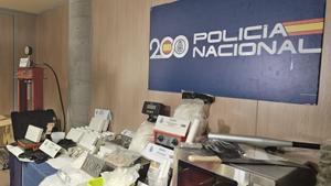 Imágenes de la operación de la Policía Nacional contra el grupo narco Balkan Cartel en Catalunya