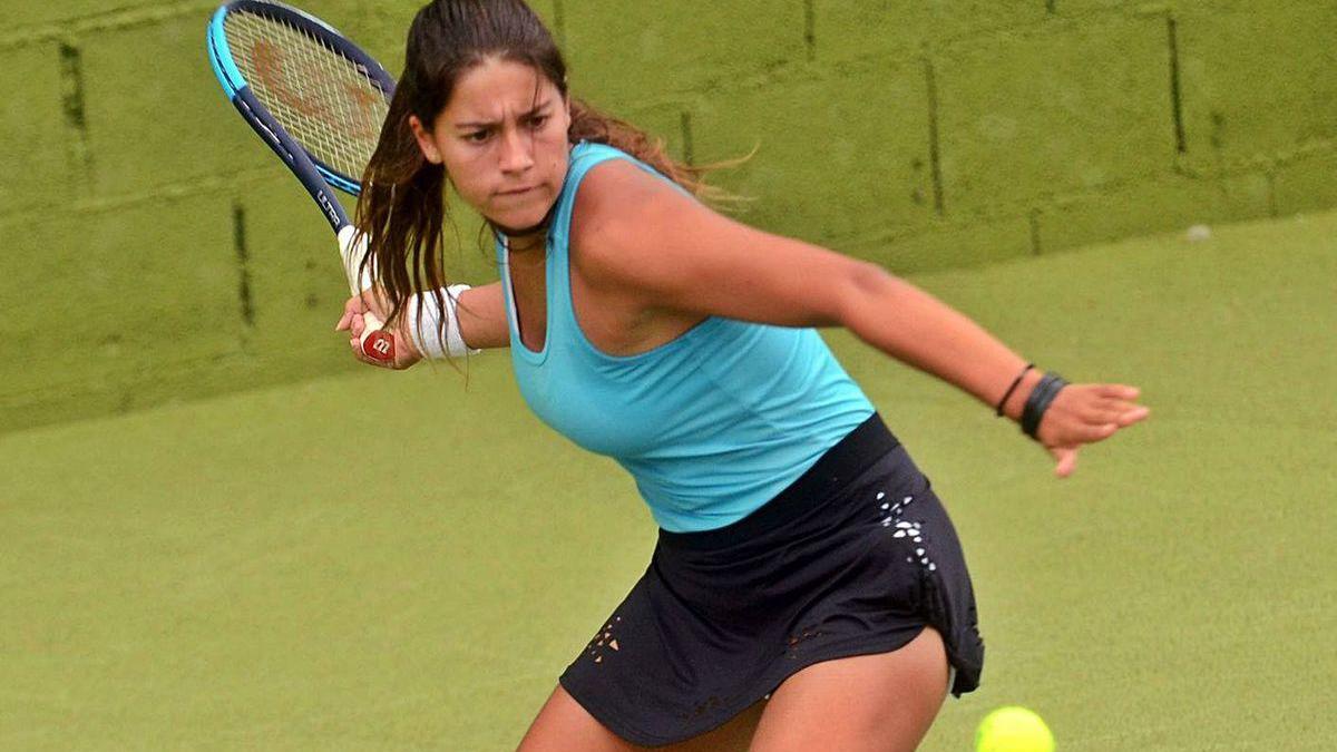 La tenista vilagarciana no contaba a priori con poder estar este año en un Grand Slam.