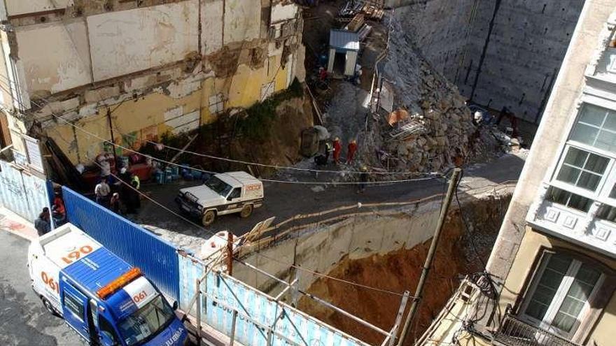 Imagen de la zona minutos después del accidente, en 2004. carlos pardellas