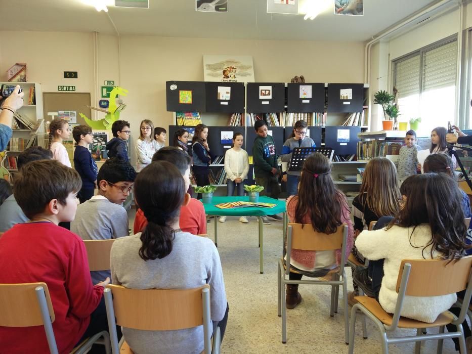 Alumnes de l'escola Puigberenguer creen un conte sobre els refugiats