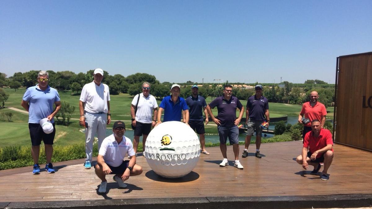 Grupo de participantes en el torneo de Lo Romero.