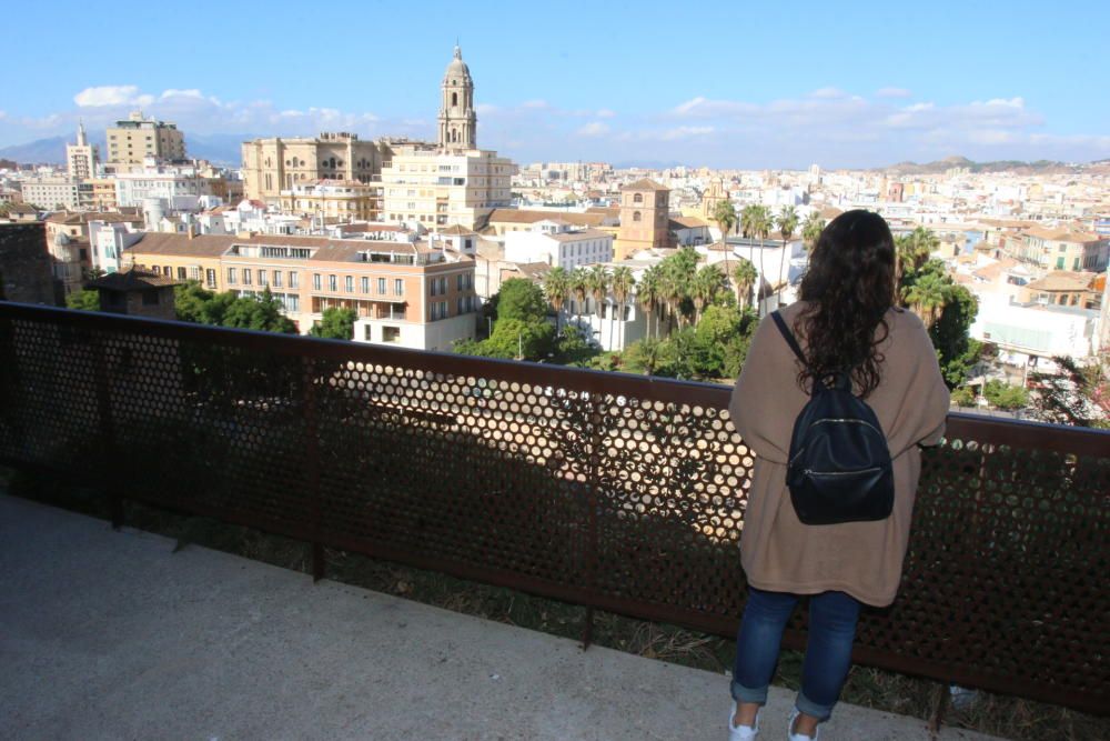 El nuevo mirador de la Alcazaba ya se puede visitar.