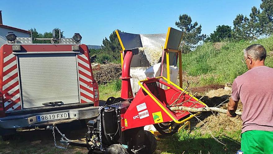 Máquina con la que elaborará el estructurante para el compost.