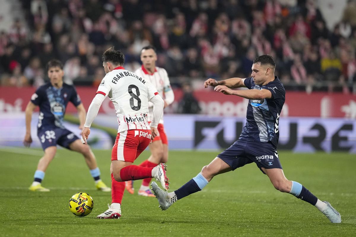 El Girona s’endú un desengany contra el Celta i torna a mirar cap avall