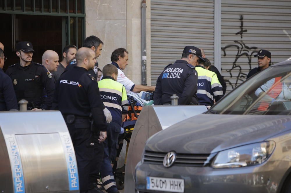 Una niña de dos años, herida al caer de un quinto piso en Palma