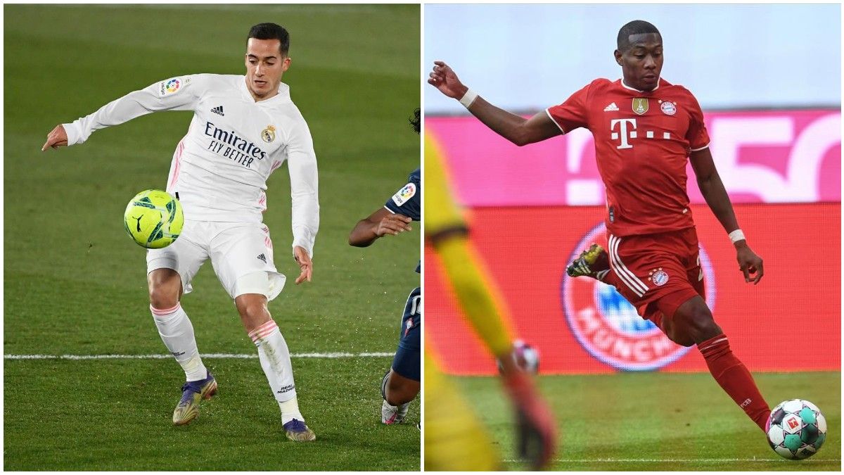 El Real Madrid se plantea un trueque entre Alaba y Lucas Vázquez
