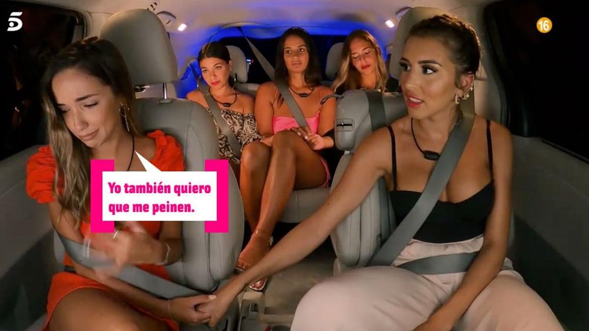 Las chicas de 'LIDLT3' en el coche
