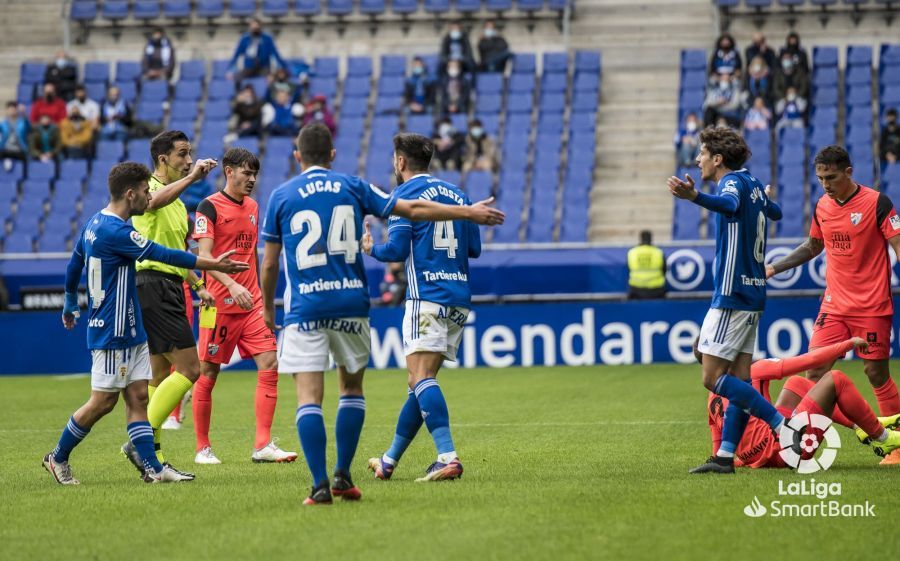 Las imágenes del Real Oviedo - Málaga CF