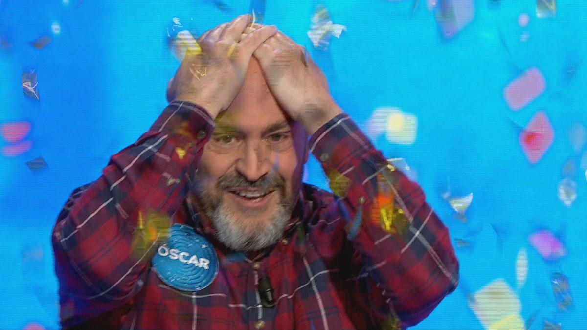 Óscar Díaz, tras conocer que es el ganador del concurso de Antena 3 'Pasapalabra'
