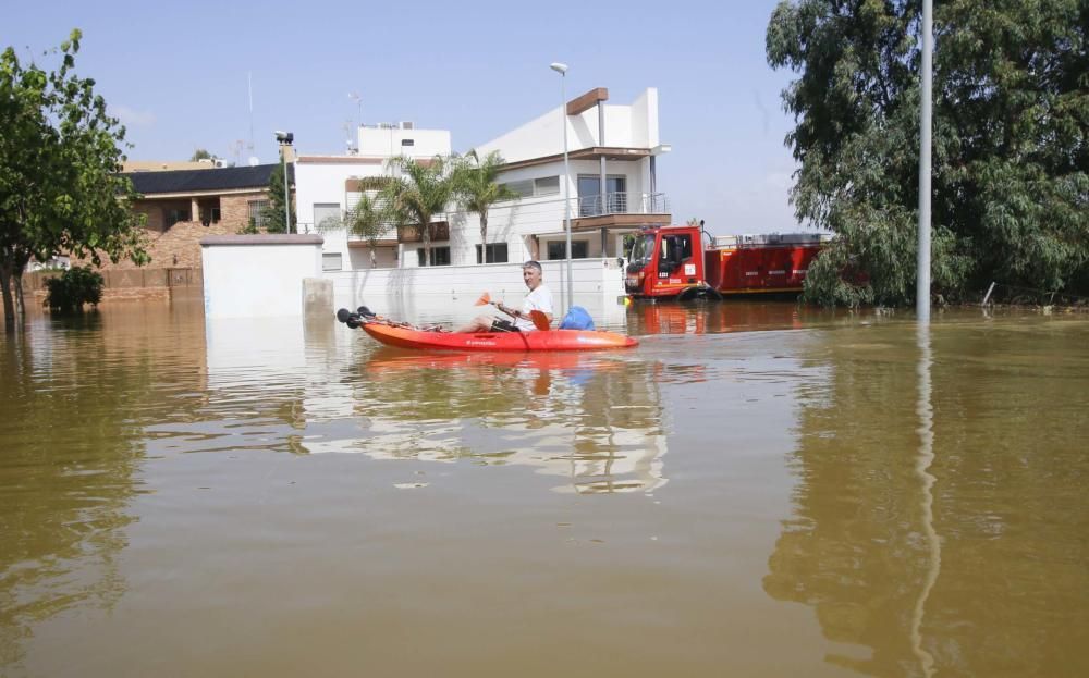 Las imágenes de las inundaciones en Almoradí y Dolores