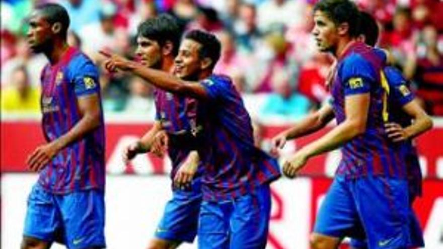 El Barça llega a la final de la Audi Cup por penaltis tras el 2-2 ante el Porto Alegre