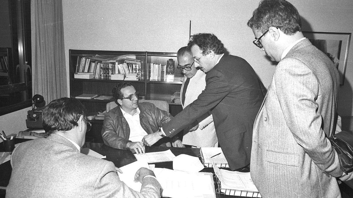 Javier Moll, presidente de Prensa Ibérica, en una imagen de 1984.