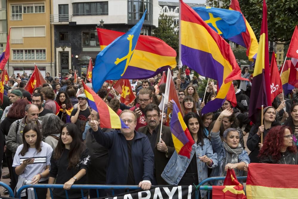 Las protestas en la plaza de La Escandalera