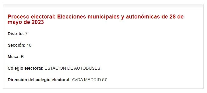 Tarjeta del Concello en la que envía a los vecinos del Calvario a la estación de autobuses