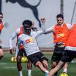 Entrenamiento del Valencia CF.