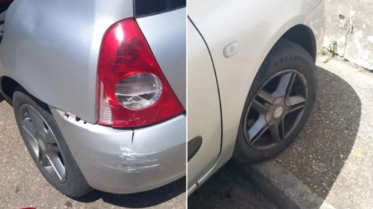 Los daños causados en un vehículo en Pinilla
