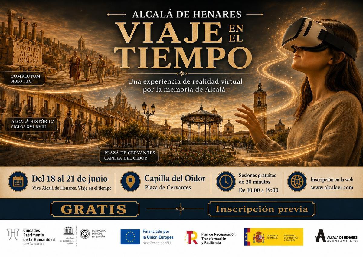 Alcalá de Henares: Viaje en el Tiempo, una experiencia inmersiva de realidad virtual