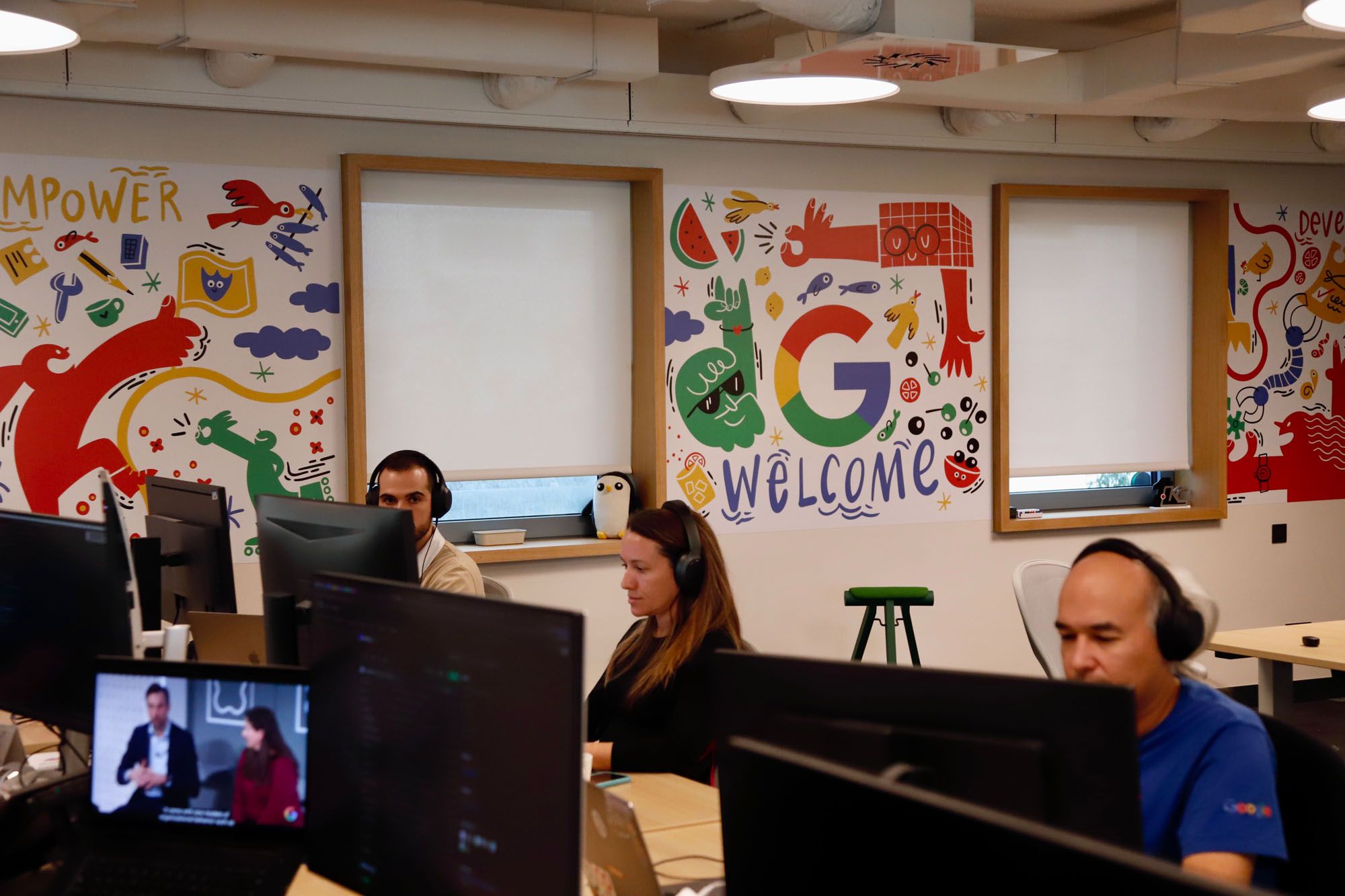 La inauguración del Centro de Ciberseguridad de Google en Málaga, en imágenes