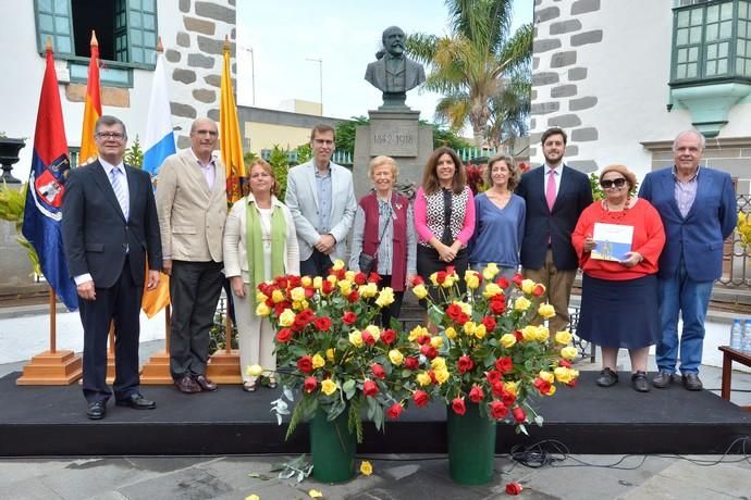 OFRENDA FLORAL 175 AÑOS FERNANDO LEÓN Y CASTILLO