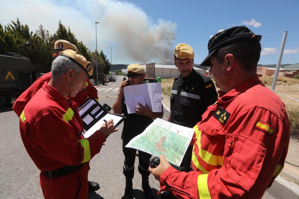 Incendio en la Serra Calderona